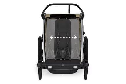 wózek podwójna przyczepka rowerowa Thule Chariot 2 Double G3