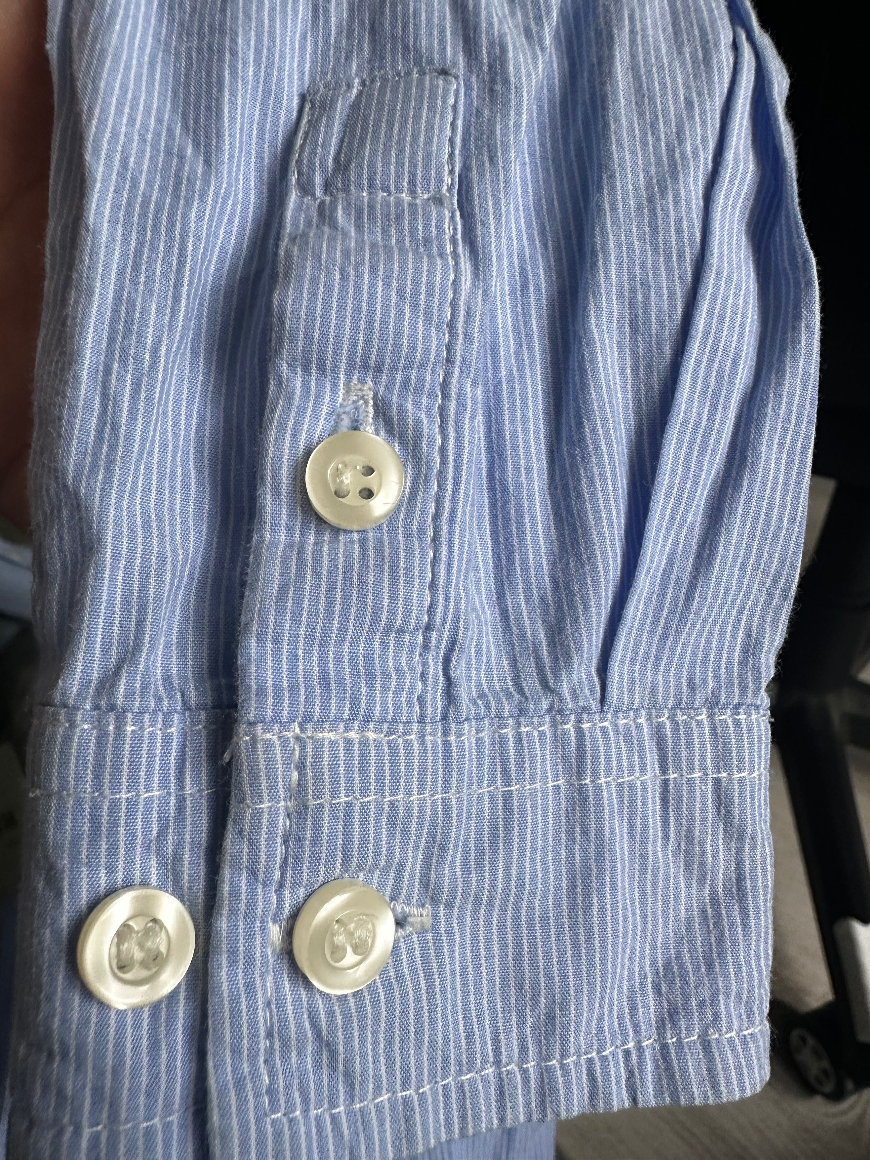 Niebieska koszula chłopięca rozmiar 122 z Cocodrillo