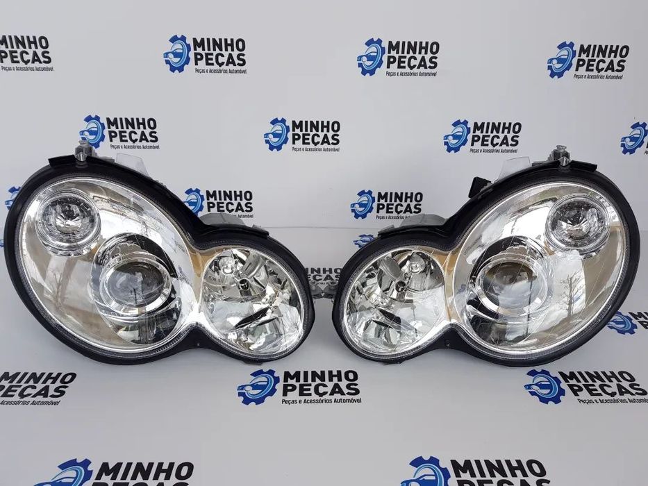 Faróis Mercedes Benz Class C (W203) Sport Coupê