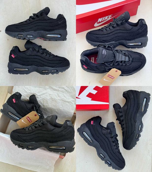 Мужские кроссовки Nike Air Max 95 Black 41-45 Новинка Осени! Наложка!