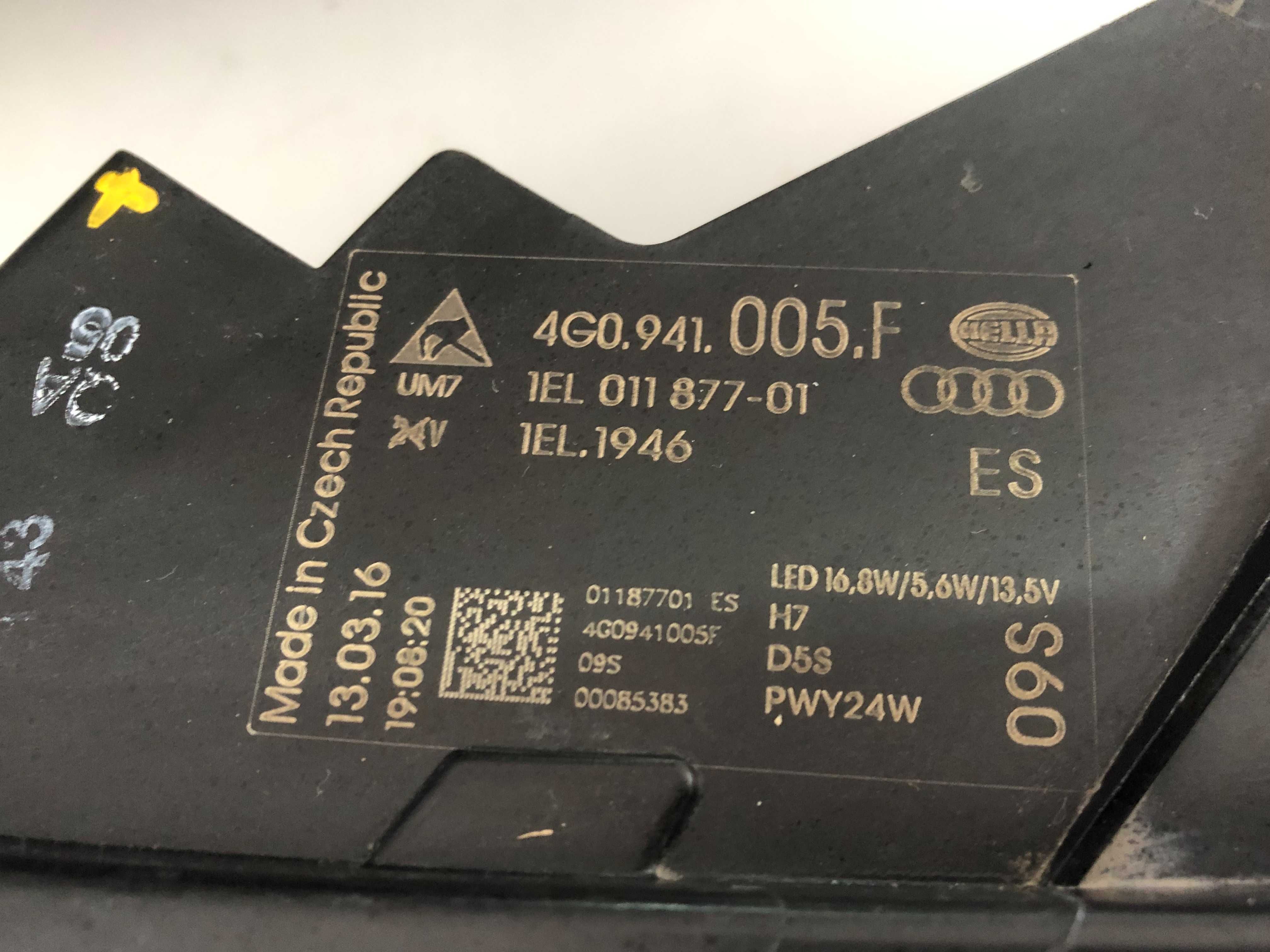 Audi A6 C7 4G0941005F / 4G0941043F 4G0941006F / 4G0941044F фари