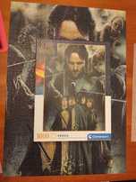 Puzzle z plakatem do filmu Władca pierścieni. Clementoni  1000 LOTR