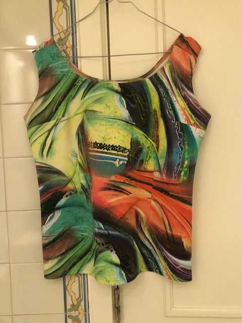 Elegante túnica com top, marca de luxo Joseph Ribbkof