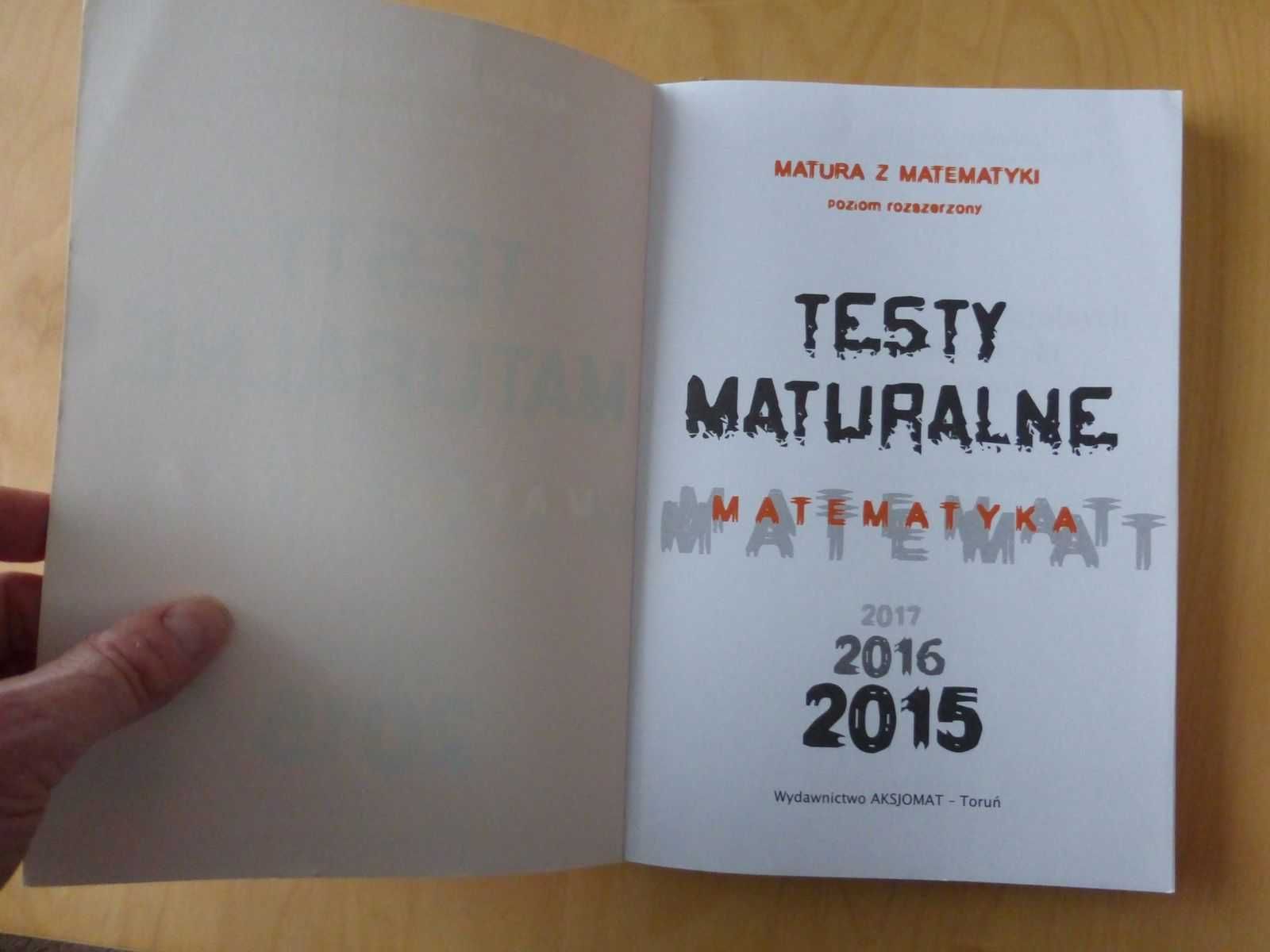 Testy maturalne matematyka rozszerzony 2015