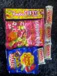 Zestaw z obu zdjęć chupa chups Twix kaubo lizaki batony cukierki