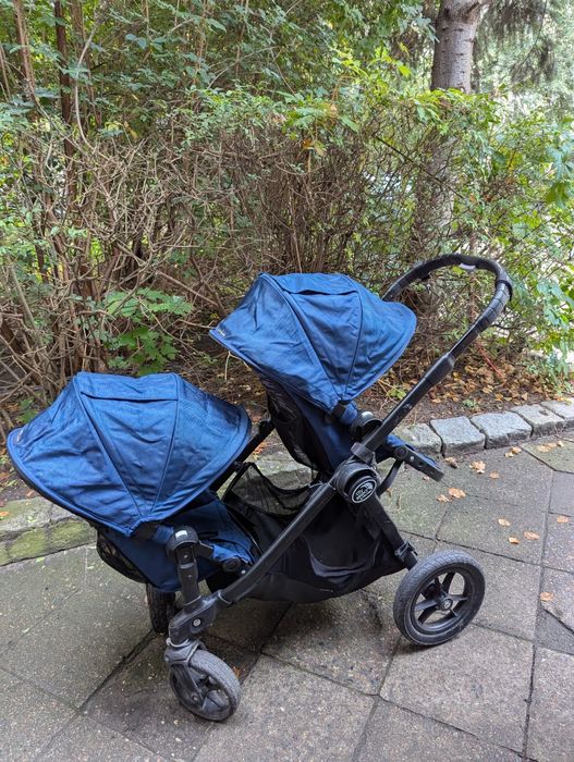 Wózek podwójny 2 spacerówki+gondola baby jogger city select 2