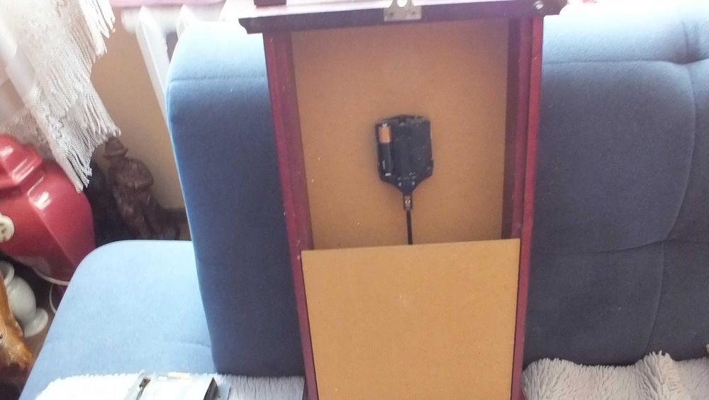 Zegar ścienny drewno Garpenters do naprawy