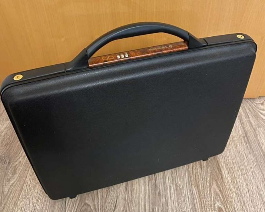Aktówka Teczka Biznesowa Walizka na Szyfr Neseser Vintage