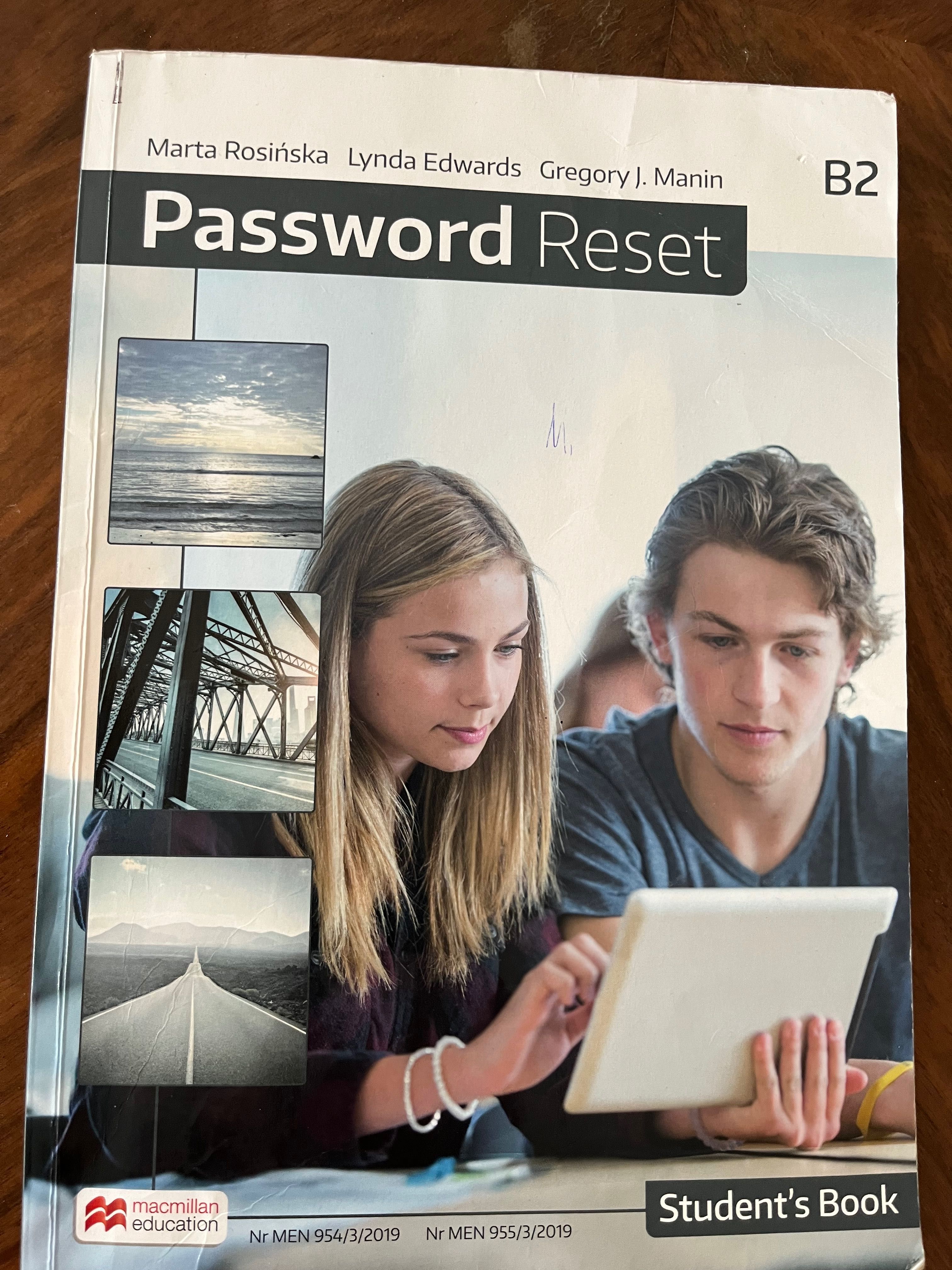 Password Reset B2 podręcznik. Macmillan nowa podstawa