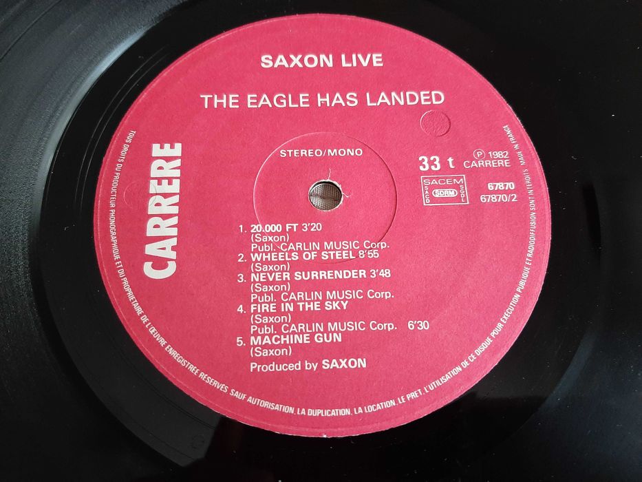 Saxon - The Eagle Has Landed (Live) - França - Vinil LP