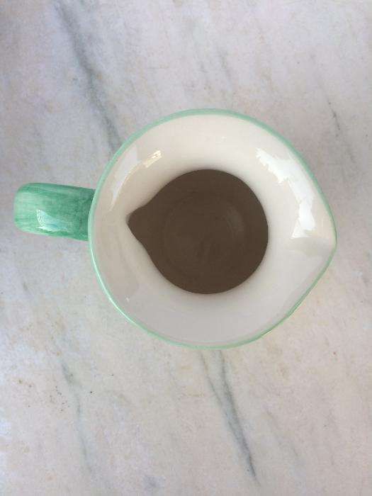 Jarra Amarela e Verde Pequena