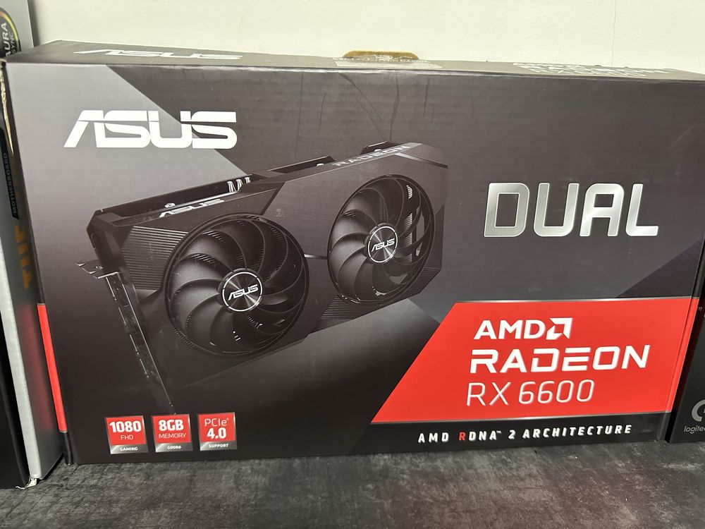 Обменяю видеокарту rx6600 asus dual
