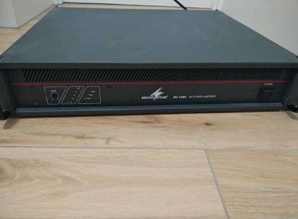 Wzmacniacz Monacor Zasilacz PA1480