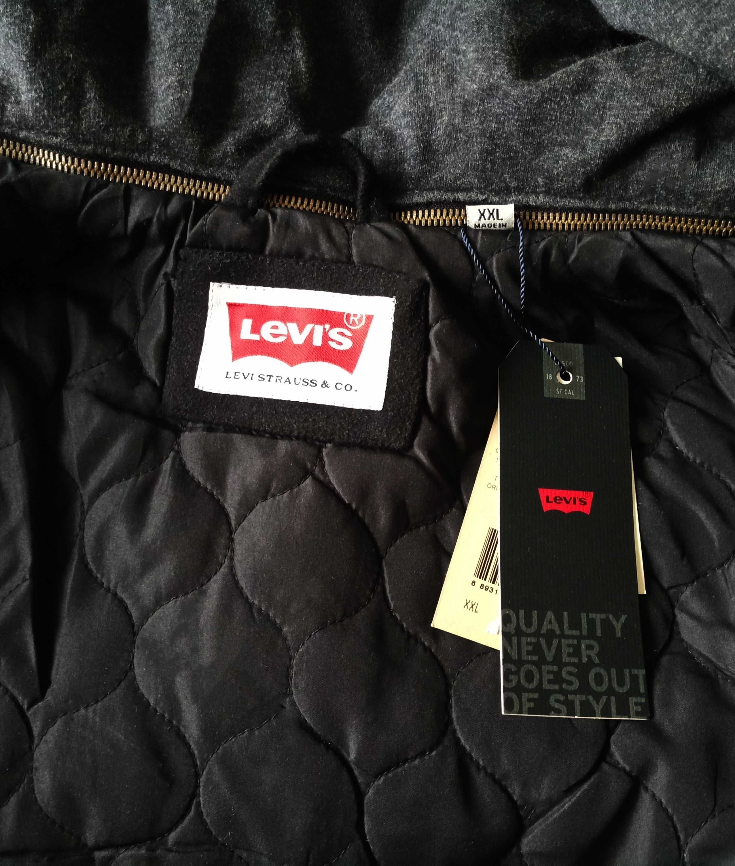 Levi's пальто бушлат куртка 100% оригинал мужская XXL (НОВАЯ)