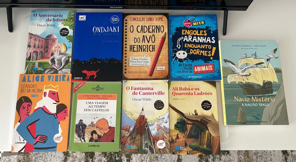 Vários livros Plano Nacional de leitura