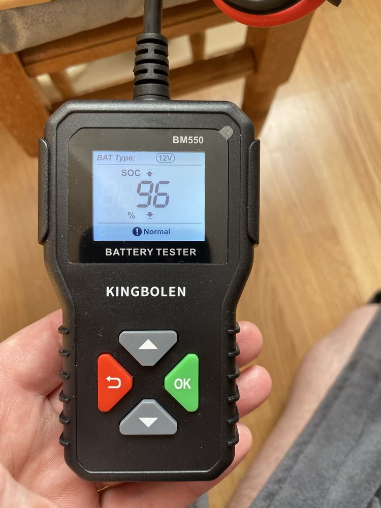 Тестер акумулятора KINGBOLEN BM550 (новий)