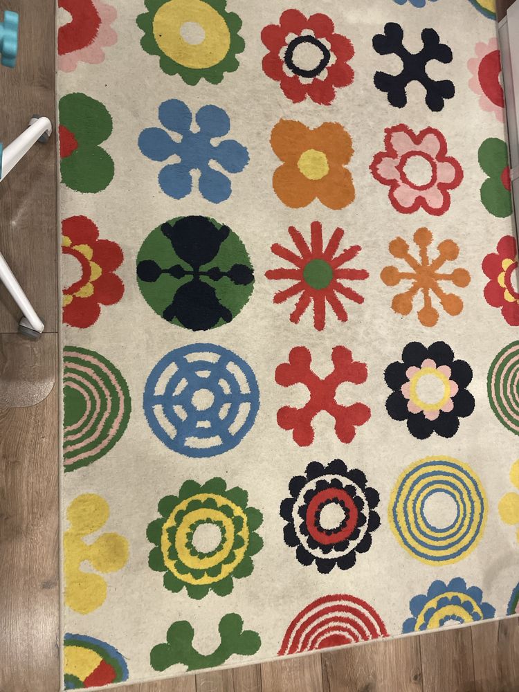 Dywan kolorowy dziecięcy 133x195cm IKEA Lusy Blom