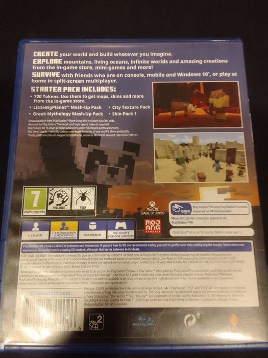 Gra Minecraft na ps4