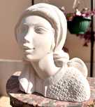 Busto feminino em chacota