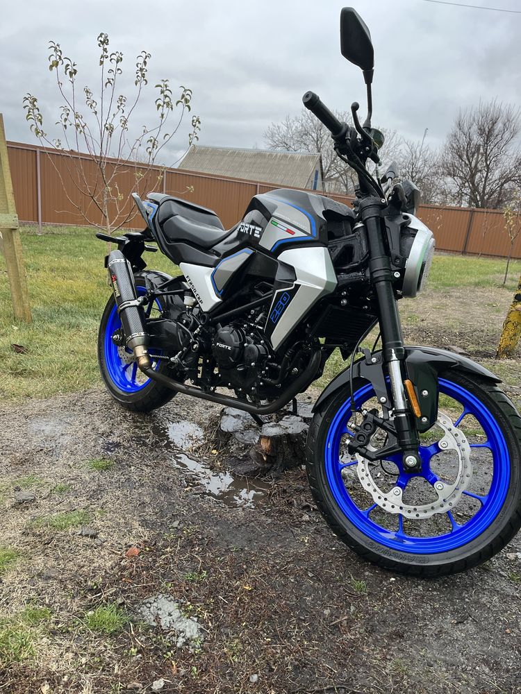 Мотоцикл FT 250CKP Forte Чорно-синій