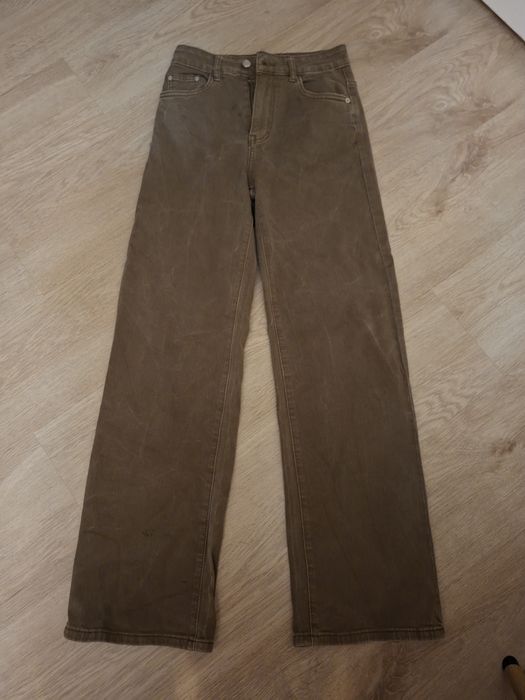 Brązowe jeansy damskie M.Sara