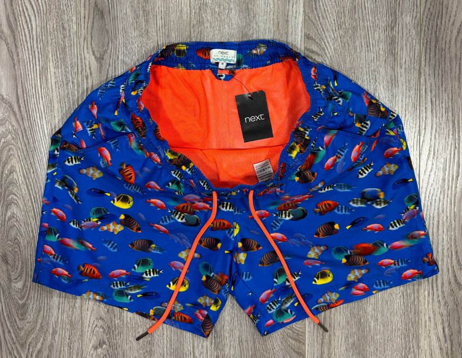 Next M 3 Плавательные Мужские шорты m некст плаванья рыбки next риба