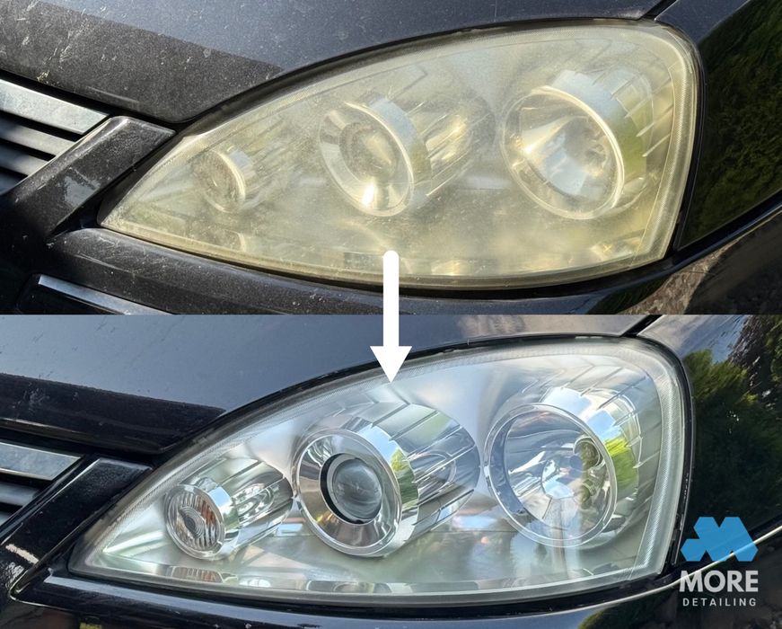 Polerowanie lamp z dojazdem, regeneracja, szlifowanie, mobilnie, pff