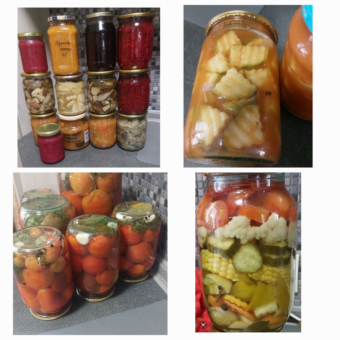 Консервація,лечо,баклажани,борщ.заправка,гриби,помідори,аджика