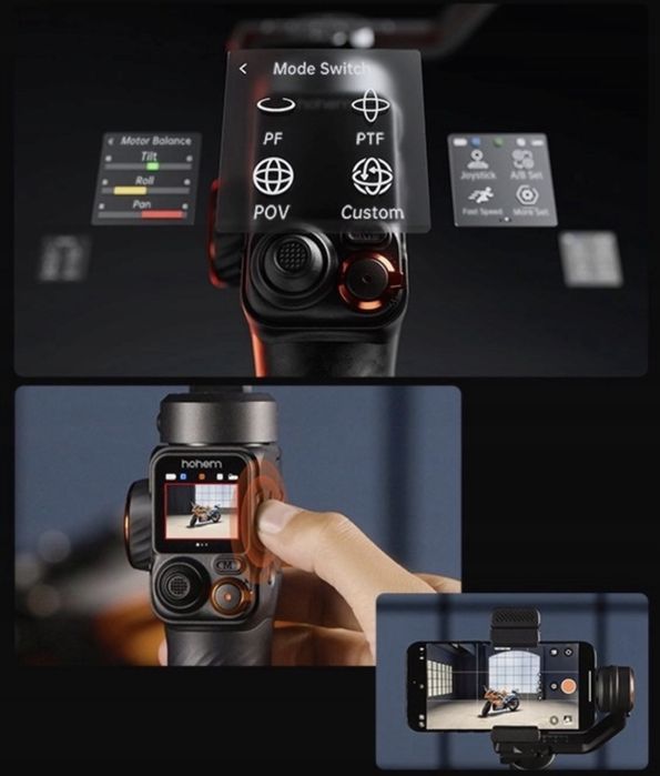 Gimbal Hohem iSteady M7 - idealny do iPhone / aparatów (vlog, ślub)