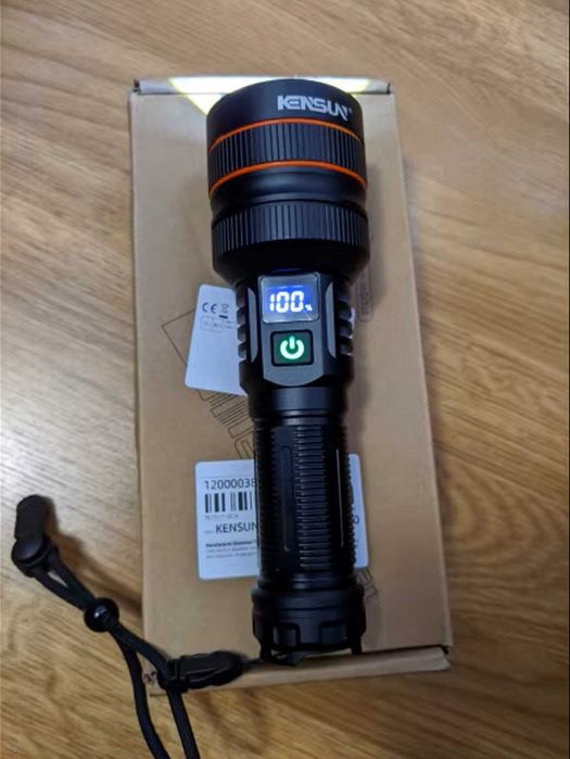 Потужний фонарик KENSUN KS008 з батареєю 26650, Upgrade версія