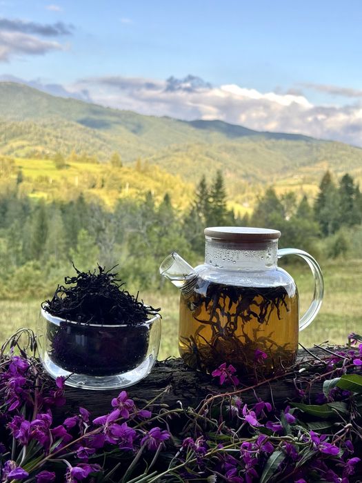 100грам-90грн Иван Чай чорный листовой ферментированный,іван чай 2025