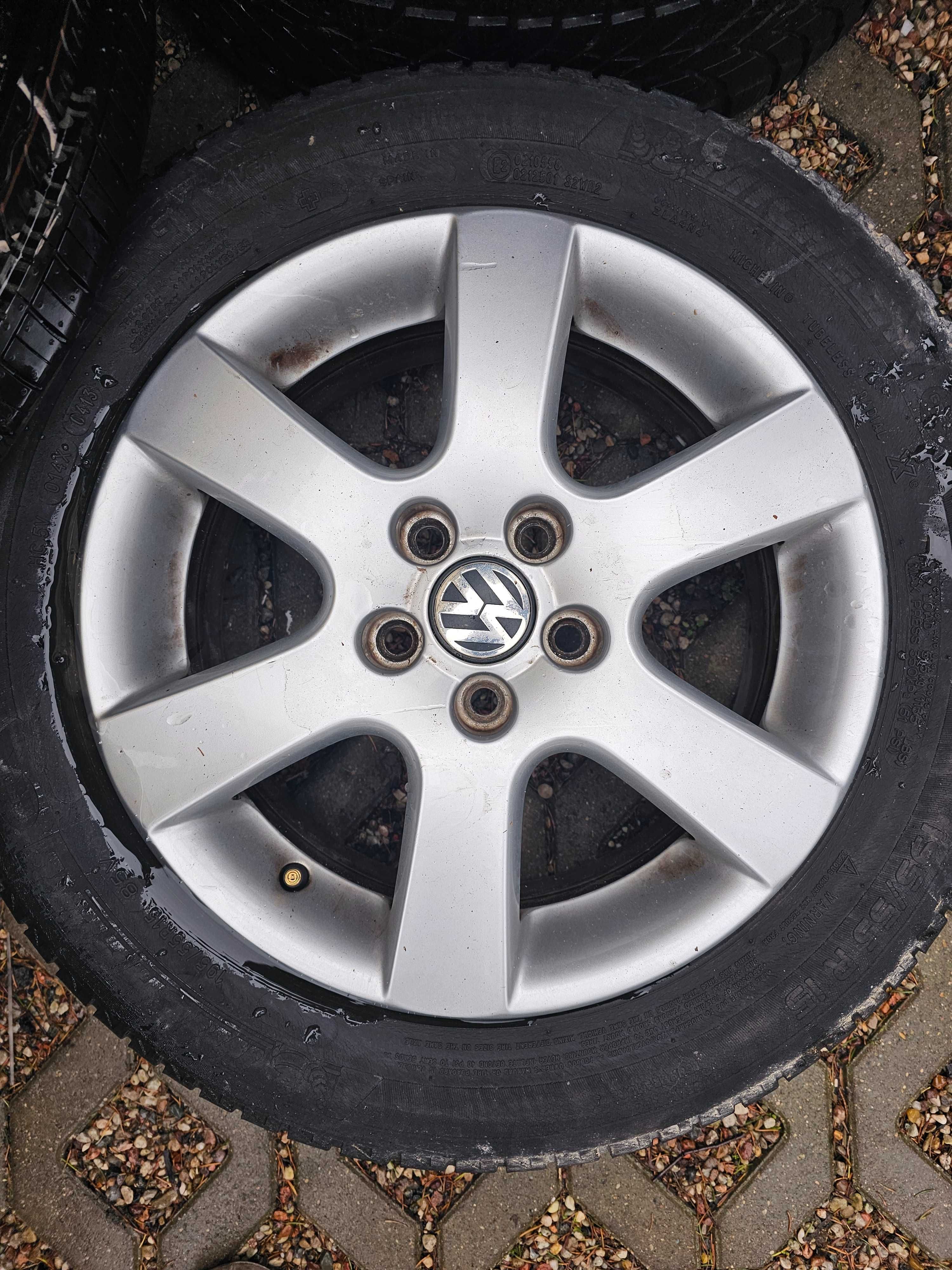 5x100 alufelgi oryginalne vw polo 15"