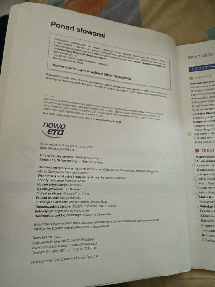 podręcznik język polski ponad słowami 2 cz. 2
