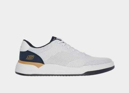 Чоловічі кеди skechers / оригінальні кеди білого кольору