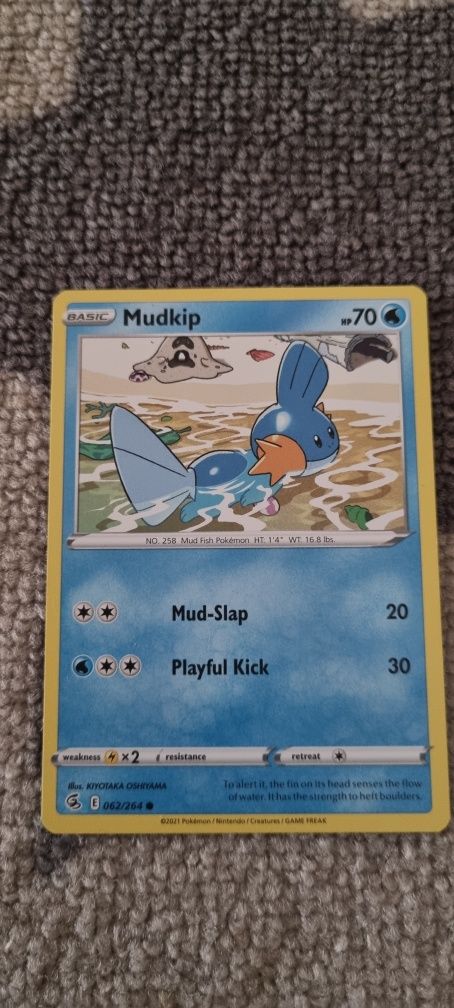 Karta pokémon Mudkip