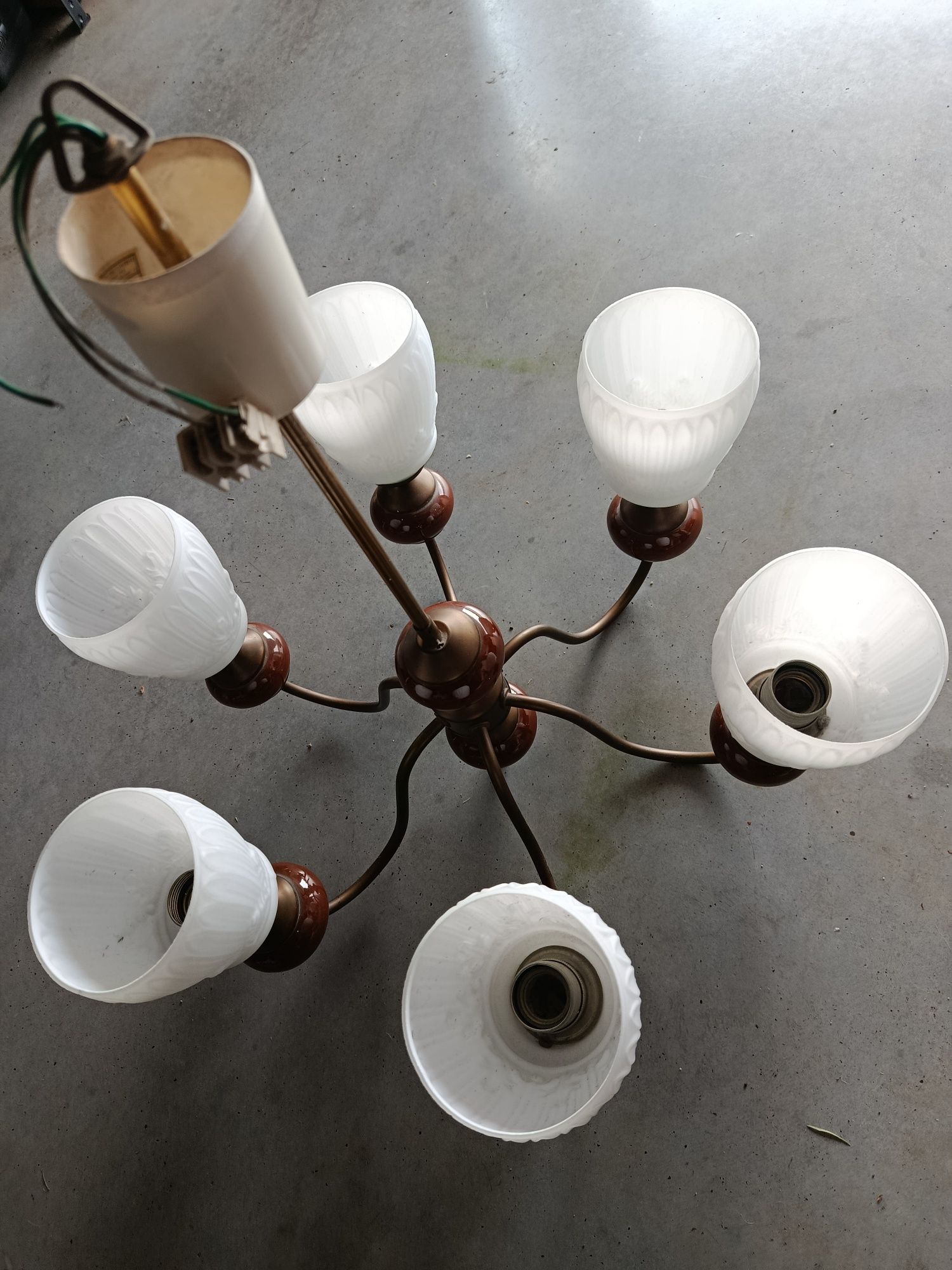 Lampa wisząca - PRL