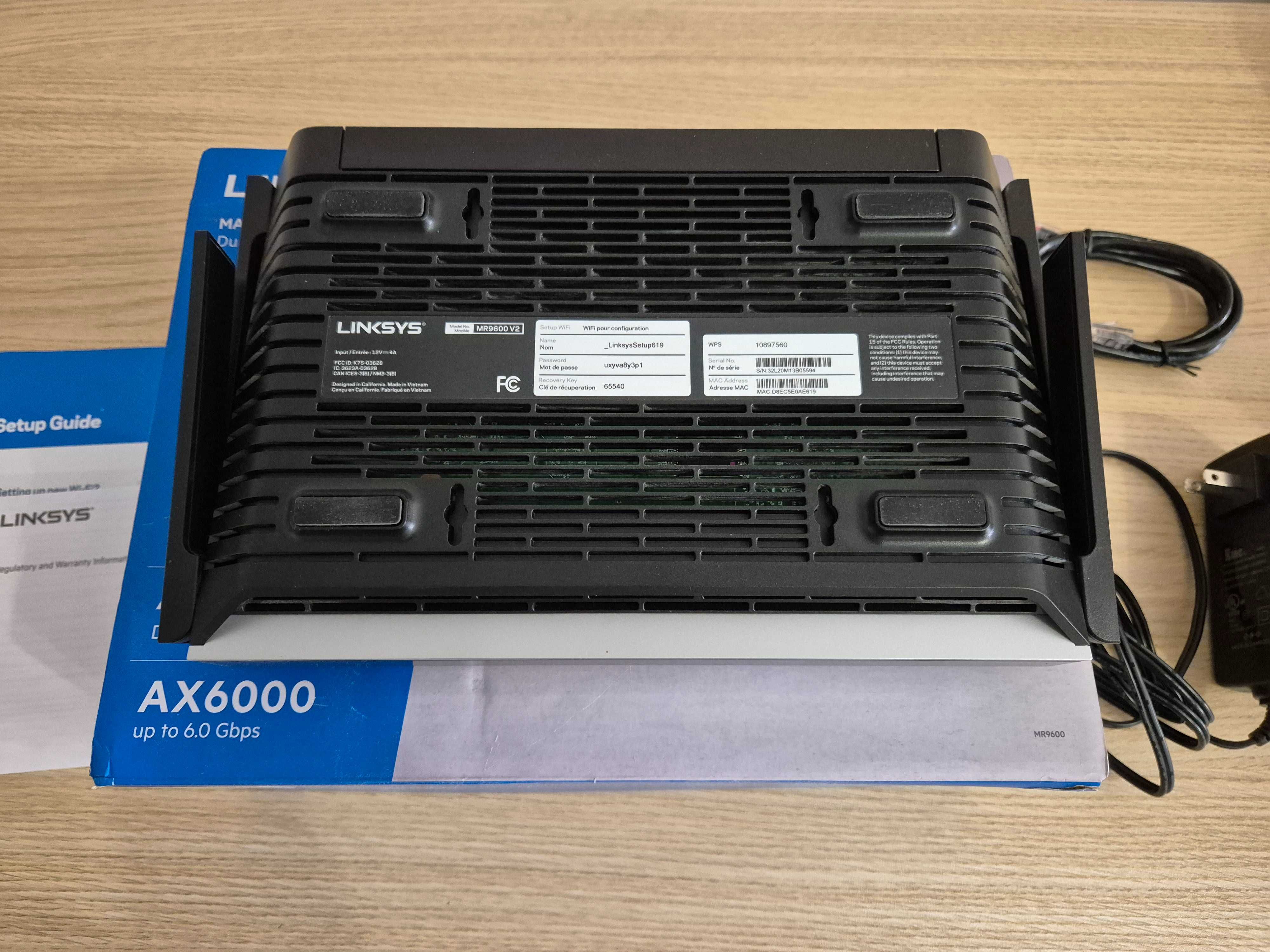 Маршрутизатор (роутер) Linksys MR9600 v2 AX6000