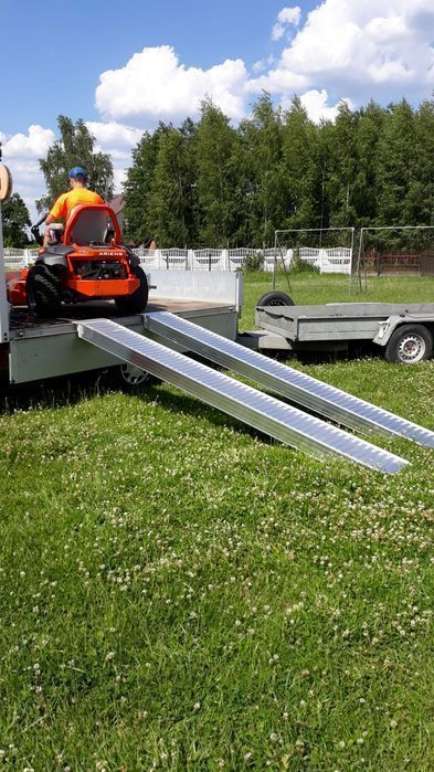 ALTRAP najazdy aluminiowe 4m 2,4t 2550 zł komplet Certyfikat