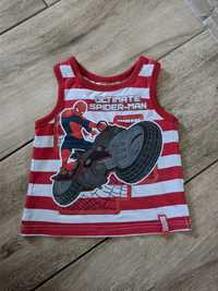 Koszulka bez rękawów podkoszulka rozmiar 92 Spiderman