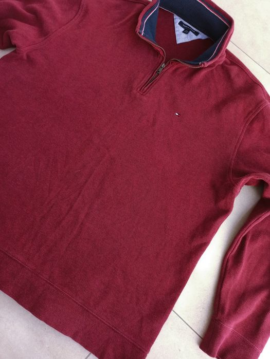 TOMMY HILFIGER  oryginalny sweter, bluza ze stójką 5XL, 6XL, 2XL