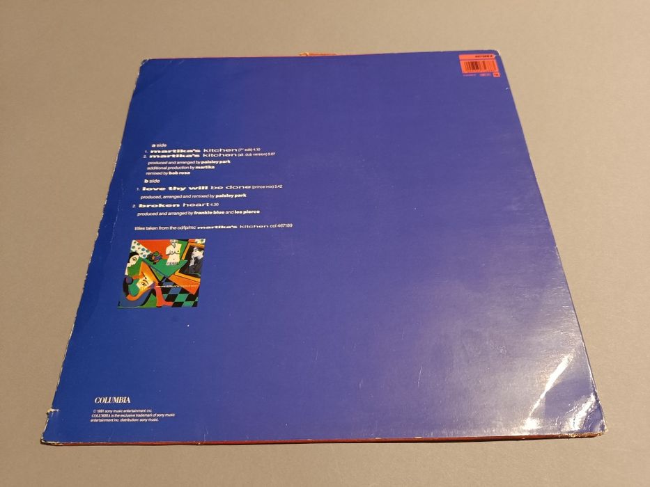 Martika , 1press UK, 1991, VG , single