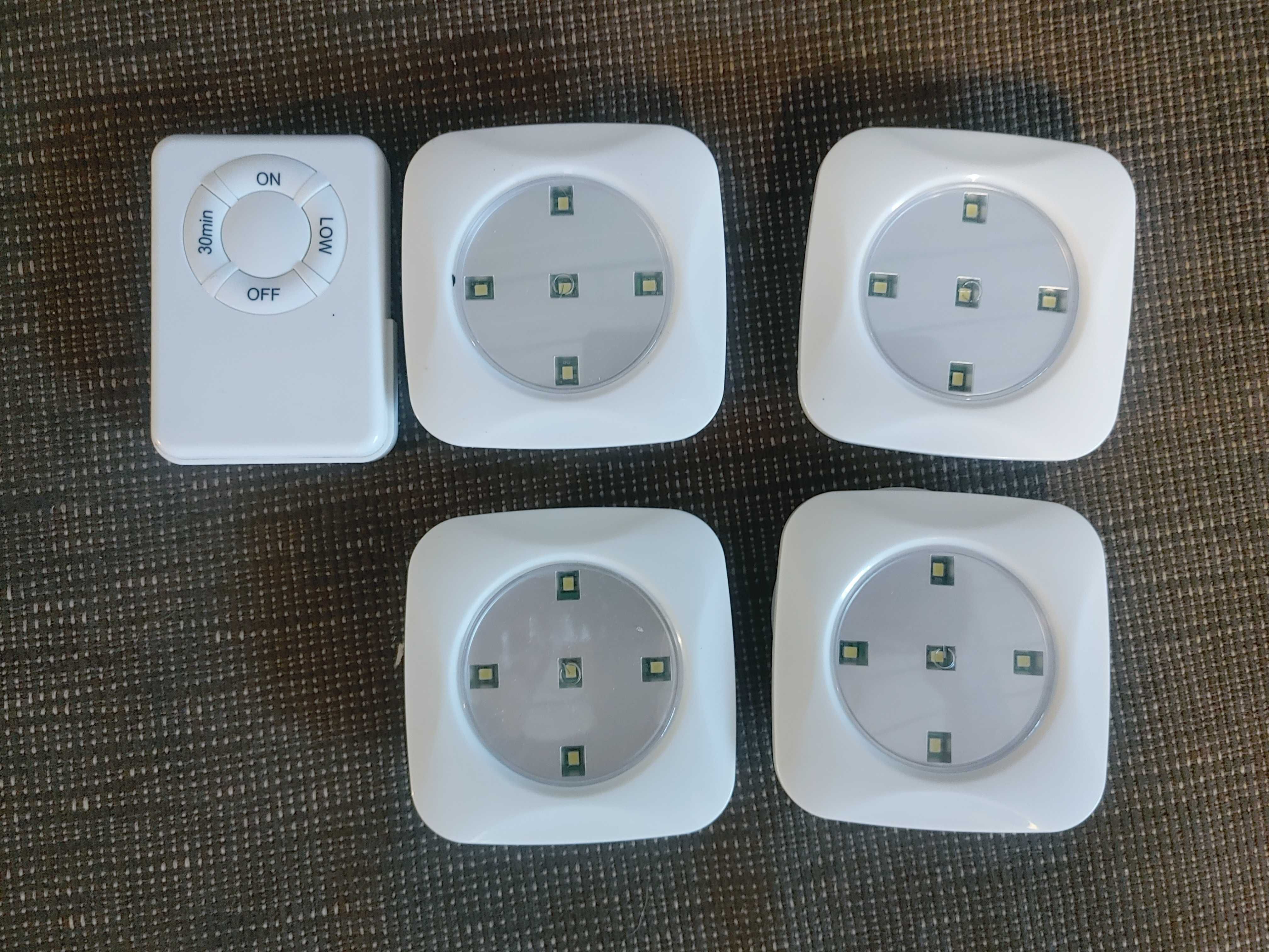 Lampki LED podszafkowe zestaw z pilotem