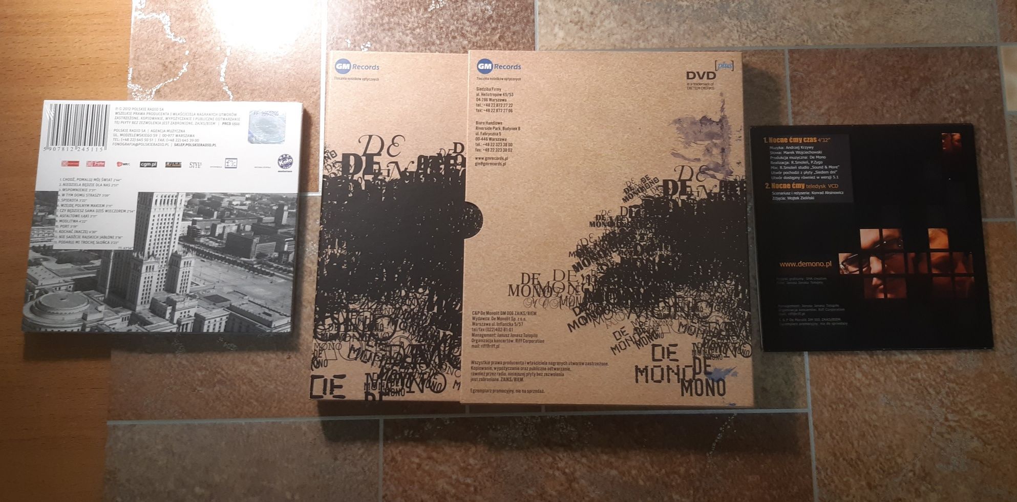 De Mono DVD z autografami + dwie płyty