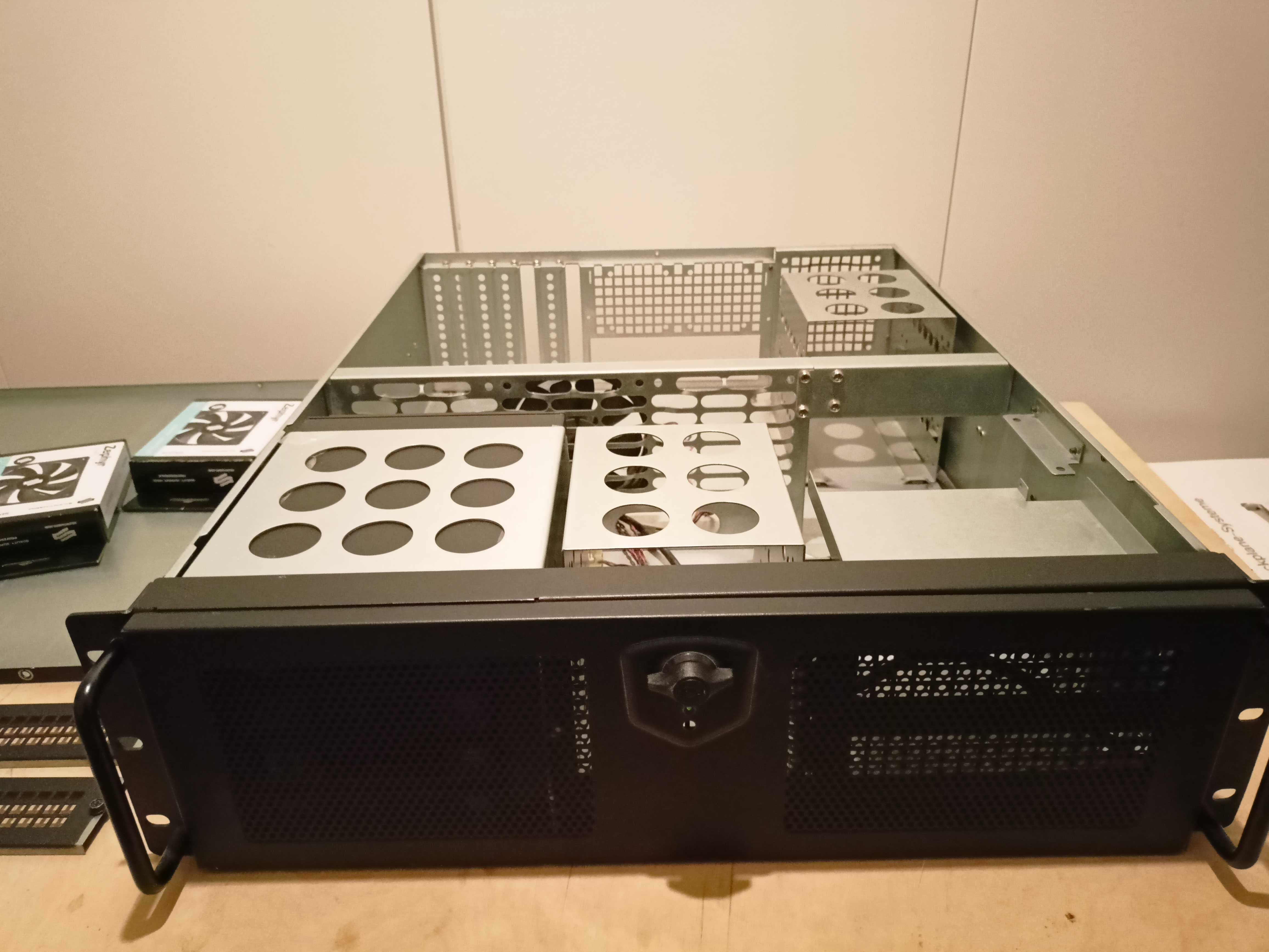 Obudowa Rack 3U + backplane Fantec 4x Hot Swap NAS/ Homelab