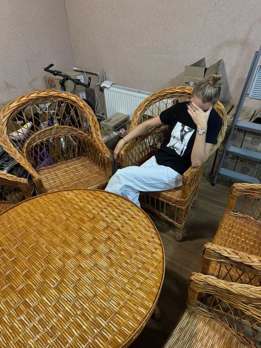 Продам плетеную мебель