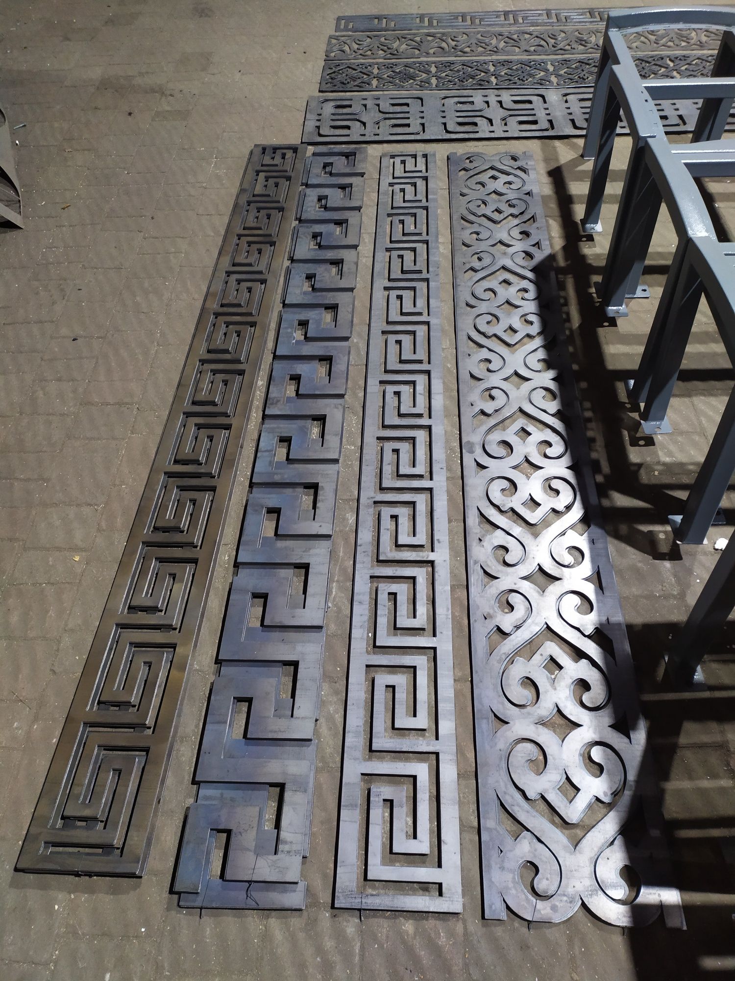 Декоративные металические вставки Лазерная резка метала Забор ранчо