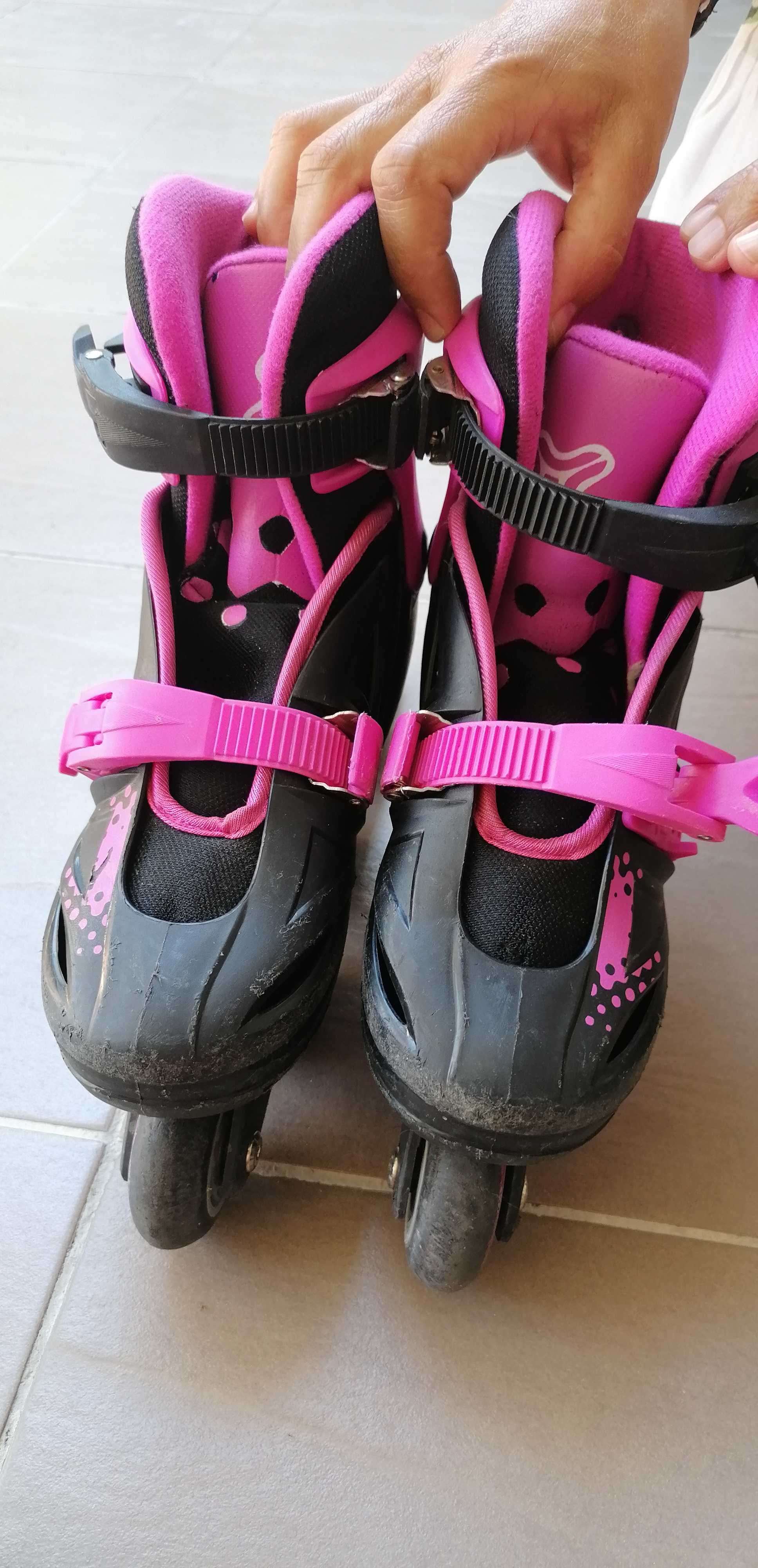 Patins em linha extensíveis tm 33 a 35