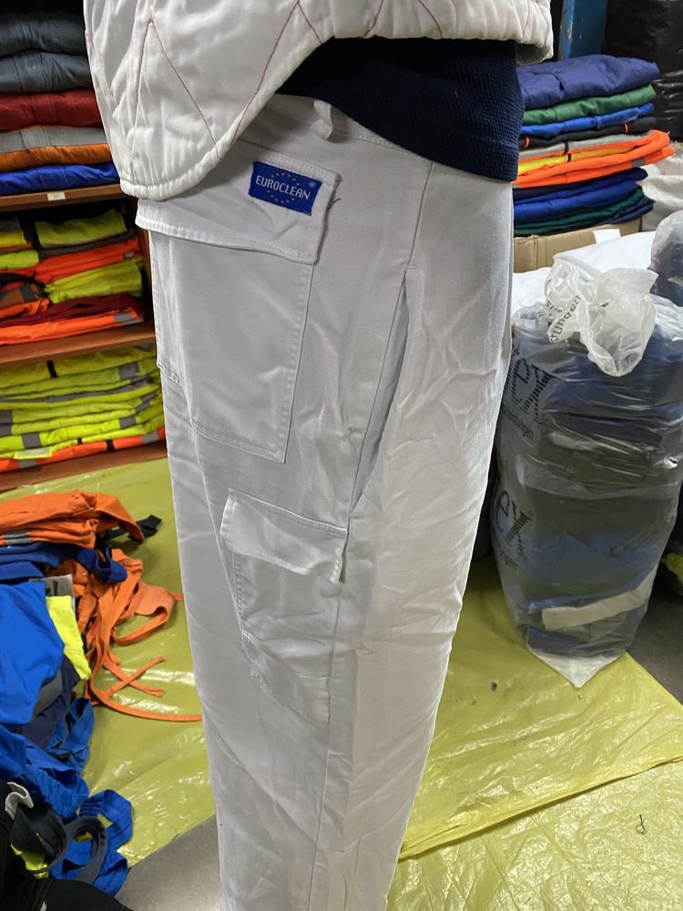 Spodnie Robocze BIAŁE S-6XL *Najtaniej
