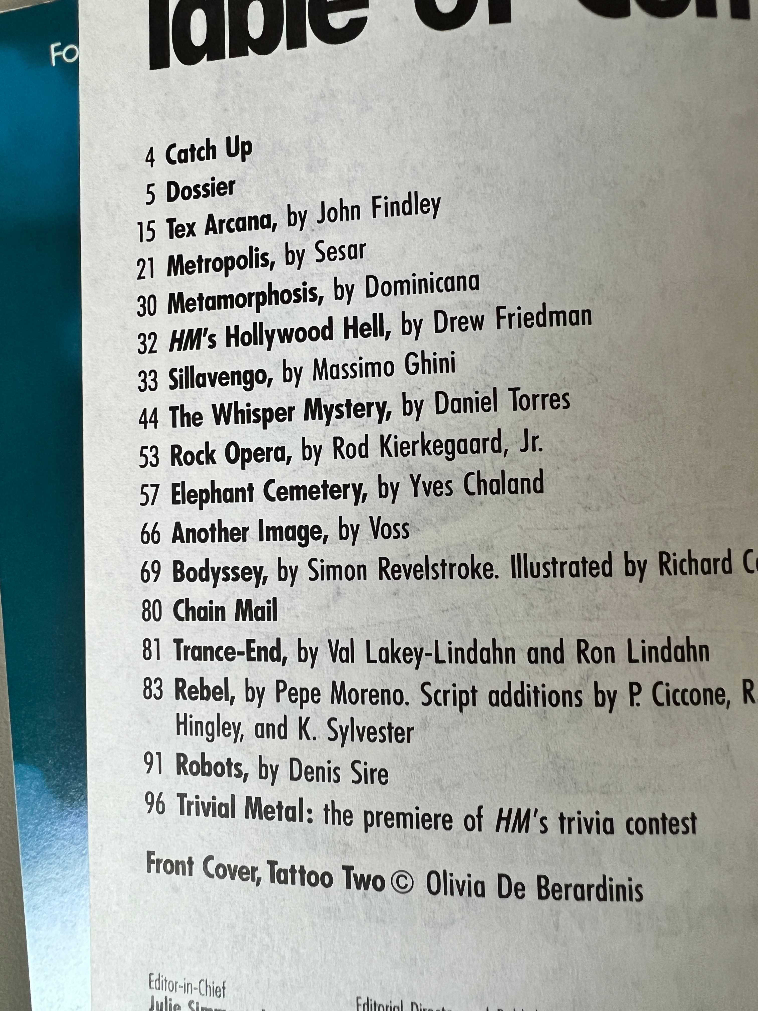 Heavy Metal Magazine July 1985