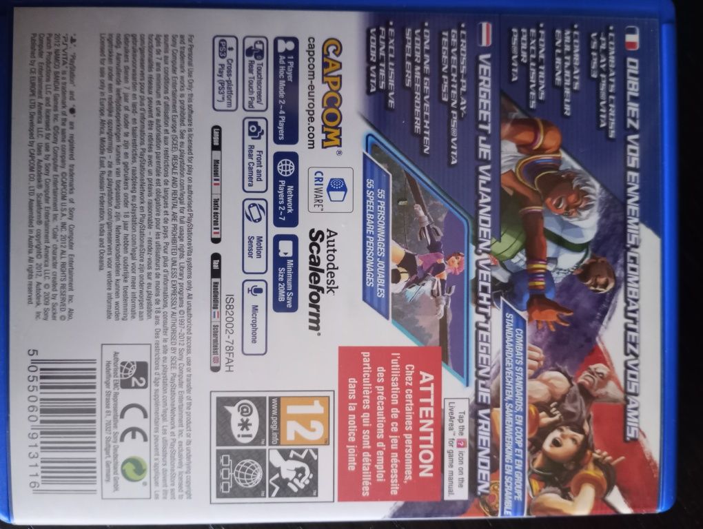 Street Fighter X Tekken Ps Vita